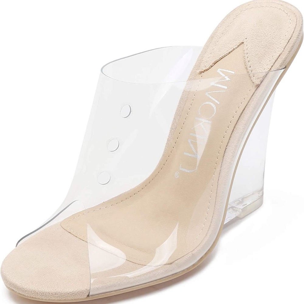 MACKIN J 405-1 Women's Clear Wedge Sandals
